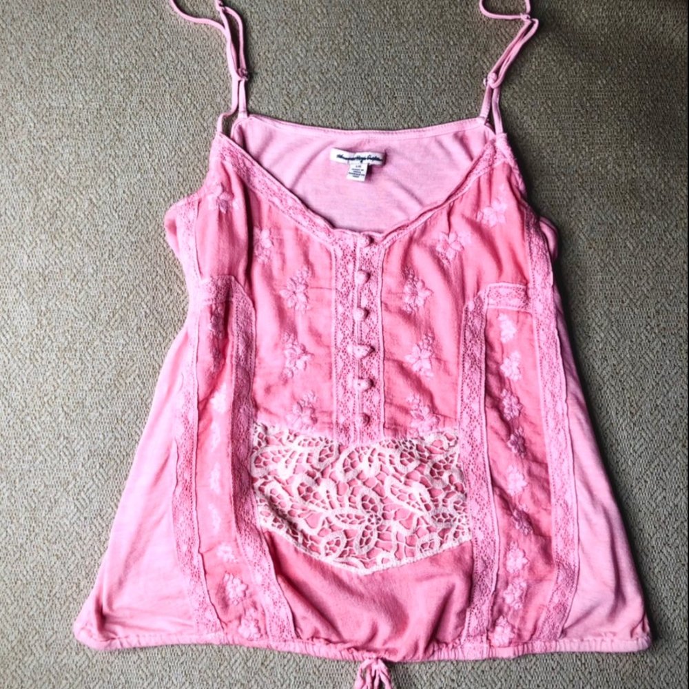 Vintage American Eagle Lace Tank Top